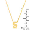 Golden Initial S Pendant