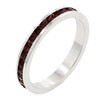 Stylish Stackables with Ruby Crystal Ring