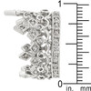 Cubic Zirconia Crown Eternity Ring