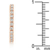 Rose Gold Finish Cubic Zirconia Eternity Band