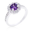 Purple Halo Engagement Ring Purple Halo Engagement Ring