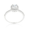 Princess Cut Halo Engagement Ring