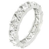 Rhodium Plated Trillion Eternity Band Rhodium Plated Trillion Eternity Band