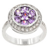 Amethyst Purple Lily Ring