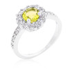 Bella Birthstone Engagement Ring in Yellow