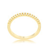Rina 0.11ct CZ 14k Gold Delicate Band Ring