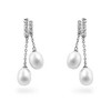 Pearl Diamond Dangles