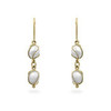 Yellow Gold Pearl Drops