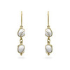 Yellow Gold Pearl Drops