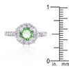 Bella Birthstone Engagement Ring in Green,..