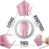 Disposable Isolation Gowns; Pack of 10 Pink SPP 45 gsm Frocks; Regular Protective Body Knee-Length 