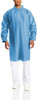 Pack of 50 Orange Lab Coats 3XL Size. Unisex Disposable Polyethylene Labcoats Liquid-proof Workwear