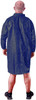 Polyethylene Lab Coats. Pack of 50 Blue Poly Lab Coats X-Large. Disposable Polyethylene Lab Coats w