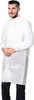 Lab Coat Disposable 3X-Large. Pack of 10 White Disposable Lab Coats for Adults without Pockets. 30g