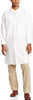 Disposable SF Lab Coats. Pack of 10 White Medium Polypropylene 40 gsm Gowns with Waterproof Micropo
