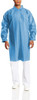 10 Pack Blue Lab Coat XXL Size Unisex Disposable Polyethylene Labcoat. Liquid-Proof Workwear Non-Wo