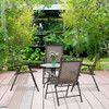 Set of 4 Patio Folding Chairs Set of 4 Patio Folding Chairs