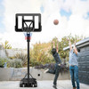 Portable Basketball Hoop with 8 to 10 Feet 5-Level Height Adjustable