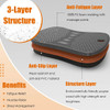 Portable Anti-Fatigue Balance Board with Raised Massage Points for Office-Black