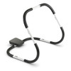 Portable AB Trainer Fitness Crunch Workout Exerciser with Headrest-Black