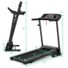 1.0 HP Foldable Treadmill Electric Support Mobile Power