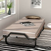 Rollaway Folding Bed with Memory Foam Mattress Made in Italy