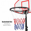 Adjustable Basketball Hoop System Stand w/ Wheels