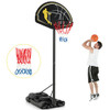 4.25-10 Ft Portable Adjustable Basketball Goal Hoop System