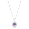 Bella Bridal Pendant in Purple