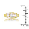 Geneviere 1.45ct CZ 14k Gold Classic Ring