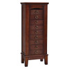 Wooden Jewelry Cabinet Storage Organizer with 6 Drawers