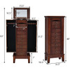 Wooden Jewelry Cabinet Storage Organizer with 6 Drawers