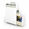 Slim Bathroom Storage Cabinet with 2 Slide Out Drawers