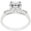 Classic Triple White Engagement Ring