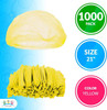 ABC Mob Caps 21", Polypropylene Yellow Bouffant Hair Nets Pack of 1000, Breathable Disposable Hair 