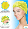 ABC Mob Caps 21", Polypropylene Yellow Bouffant Hair Nets Pack of 1000, Breathable Disposable Hair 
