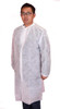 Pack of 30 White Lab Coats. Unisex Disposable Polypropylene Labcoat. X-Large Size. Hook and Loop Fa