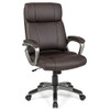 Swivel Ergonomic Office Chair Computer Desk Chair with Wheels-Brown