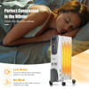 1500W Electric Space Heater with Adjustable Thermostat