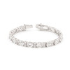 Oversized Oval Cubic Zirconia Tennis Bracelet