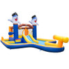7-In-1 Water Slide Park with Splash Pool and Water Cannon without Blower