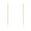 Carolee Gold Stainless Steel Line Drop Earrings