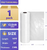 1 Pack of Poly Tubing on Roll; Clear 24" x 1475'. Thickness 2 Mil. Polyethylene Packaging for Light