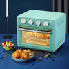 Modern Space Saving Countertop Kitchen Convection Toaster Oven Air Fryer - Teal