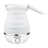Brentwood Dual Voltage 3.3 Cup Collapsible Travel Kettle in White