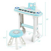 37-key Kids Electronic Piano Keyboard Playset-Blue