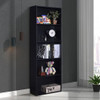 5-Shelf Storage Bookcase Modern Multi-Functional Display Cabinet-White