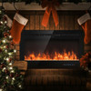 36 Inch Electric Fireplace Insert Wall Mounted with Timer