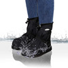 Short Waterproof Shoe Covers for Rain. 2 Pairs of XX-Large Reusable Walking Boot Covers with Rubber