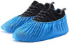 Disposable Shoe Covers 16" x 6.5". Blue Boot Covers 100 Pack. Polypropylene 50 gsm Splash Proof Sho